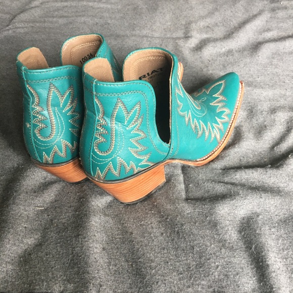 Ariat Shoes 75b Turquoise Ariat Dixie Booties Poshmark